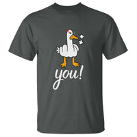 Funny Sarcastic Duck You T Shirt Farm Animal Gift - Wonder Print Shop