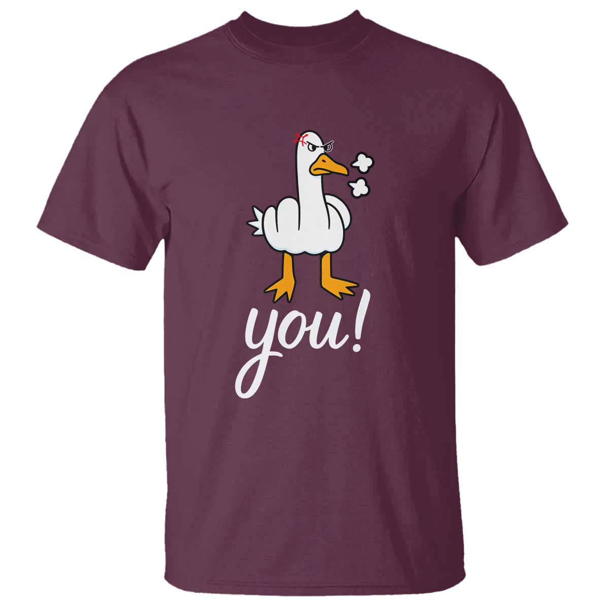 Funny Sarcastic Duck You T Shirt Farm Animal Gift - Wonder Print Shop