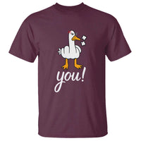 Funny Sarcastic Duck You T Shirt Farm Animal Gift - Wonder Print Shop
