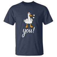 Funny Sarcastic Duck You T Shirt Farm Animal Gift - Wonder Print Shop