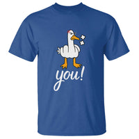 Funny Sarcastic Duck You T Shirt Farm Animal Gift - Wonder Print Shop