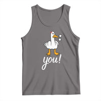 Funny Sarcastic Duck You Tank Top Farm Animal Gift - Wonder Print Shop