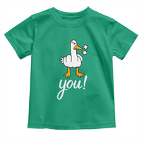 Funny Sarcastic Duck You Toddler T Shirt Farm Animal Gift - Wonder Print Shop