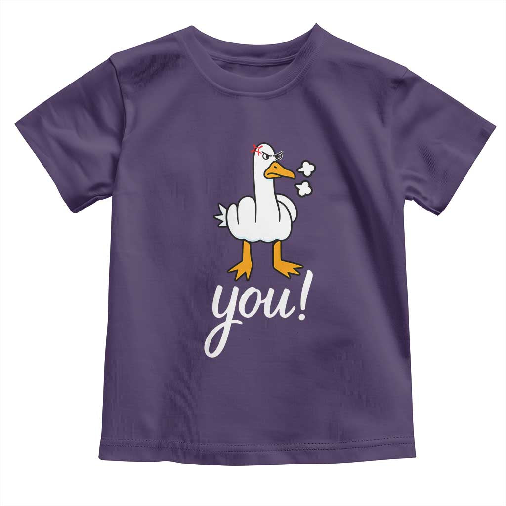 Funny Sarcastic Duck You Toddler T Shirt Farm Animal Gift - Wonder Print Shop