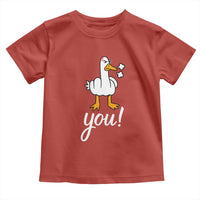 Funny Sarcastic Duck You Toddler T Shirt Farm Animal Gift - Wonder Print Shop