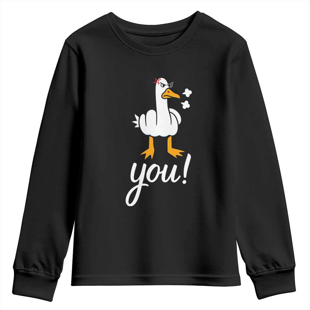 Funny Sarcastic Duck You Youth Sweatshirt Farm Animal Gift - Wonder Print Shop