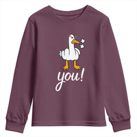 Funny Sarcastic Duck You Youth Sweatshirt Farm Animal Gift - Wonder Print Shop