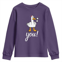 Funny Sarcastic Duck You Youth Sweatshirt Farm Animal Gift - Wonder Print Shop