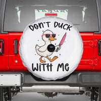 Do Not Duck With Me Spare Tire Cover Funny Duck Gift - Wonder Print Shop