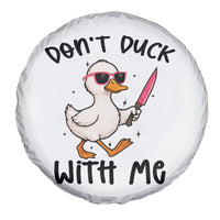 Do Not Duck With Me Spare Tire Cover Funny Duck Gift - Wonder Print Shop