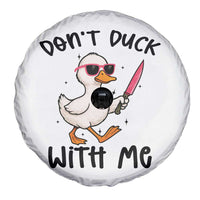 Do Not Duck With Me Spare Tire Cover Funny Duck Gift - Wonder Print Shop