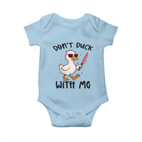 Do Not Duck With Me Baby Onesie Funny Duck Gift - Wonder Print Shop