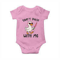 Do Not Duck With Me Baby Onesie Funny Duck Gift - Wonder Print Shop
