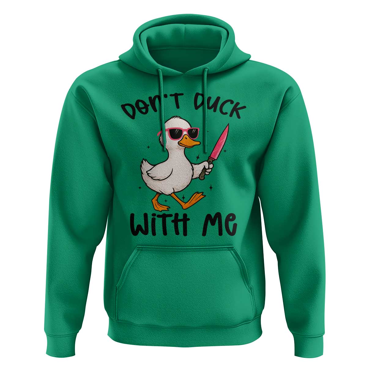 Do Not Duck With Me Hoodie Funny Duck Gift - Wonder Print Shop