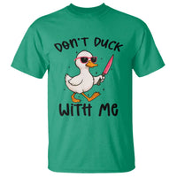 Do Not Duck With Me T Shirt Funny Duck Gift - Wonder Print Shop