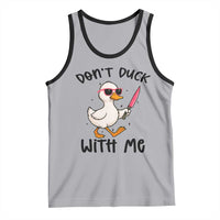 Do Not Duck With Me Tank Top Funny Duck Gift - Wonder Print Shop
