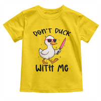 Do Not Duck With Me Toddler T Shirt Funny Duck Gift - Wonder Print Shop