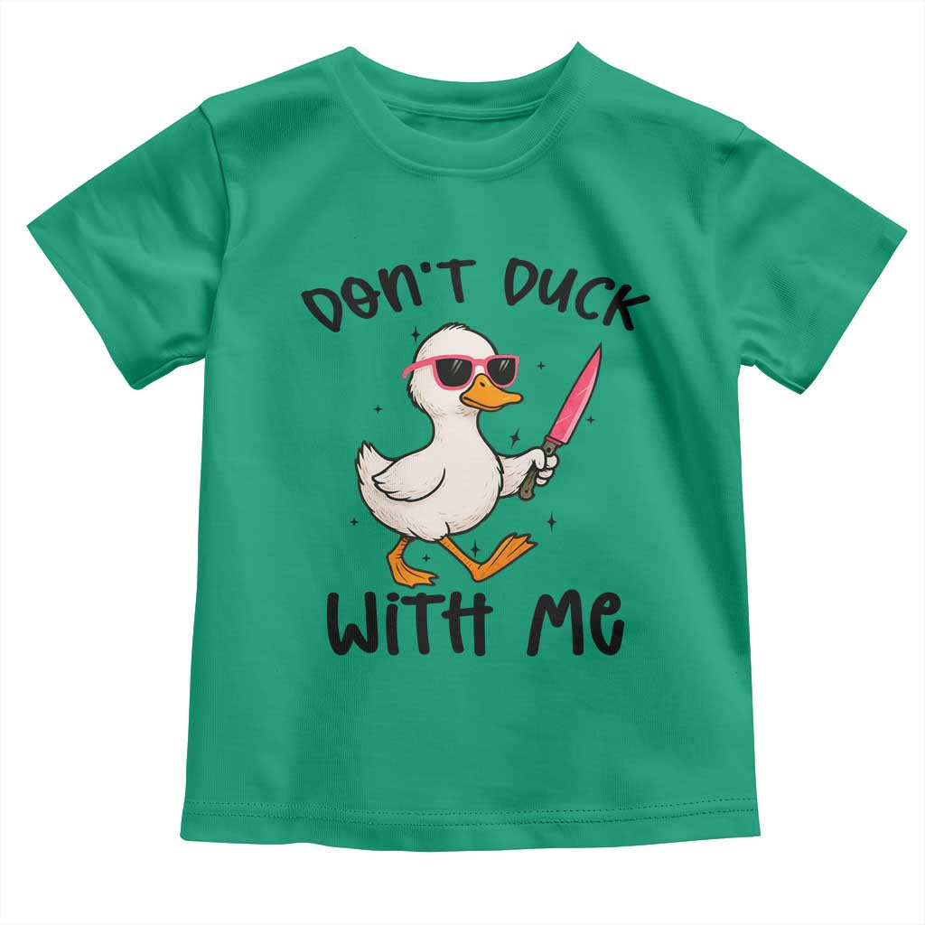 Do Not Duck With Me Toddler T Shirt Funny Duck Gift - Wonder Print Shop