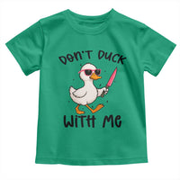 Do Not Duck With Me Toddler T Shirt Funny Duck Gift - Wonder Print Shop