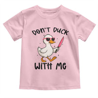 Do Not Duck With Me Toddler T Shirt Funny Duck Gift - Wonder Print Shop