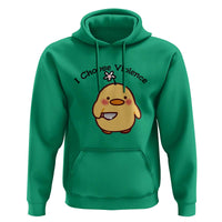 I Choose Violence Hoodie Funny Duck With Knife Gift - Wonder Print Shop