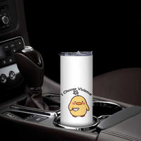 I Choose Violence Skinny Tumbler Funny Duck With Knife Gift