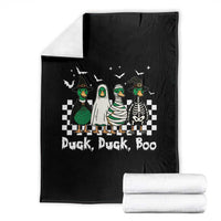 Halloween Duck Duck Boo Throw Blanket Funny Spooky Gift - Wonder Print Shop