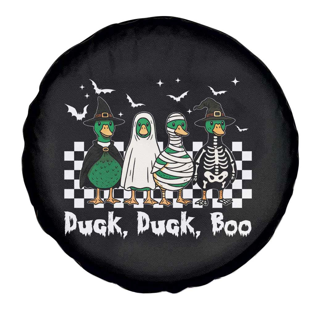 Halloween Duck Duck Boo Spare Tire Cover Funny Spooky Gift - Wonder Print Shop