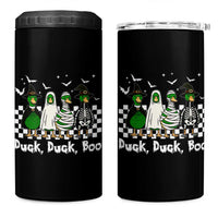 Halloween Duck Duck Boo 4 in 1 Can Cooler Tumbler Funny Spooky Gift