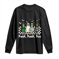 Halloween Duck Duck Boo Long Sleeve Shirt Funny Spooky Gift - Wonder Print Shop