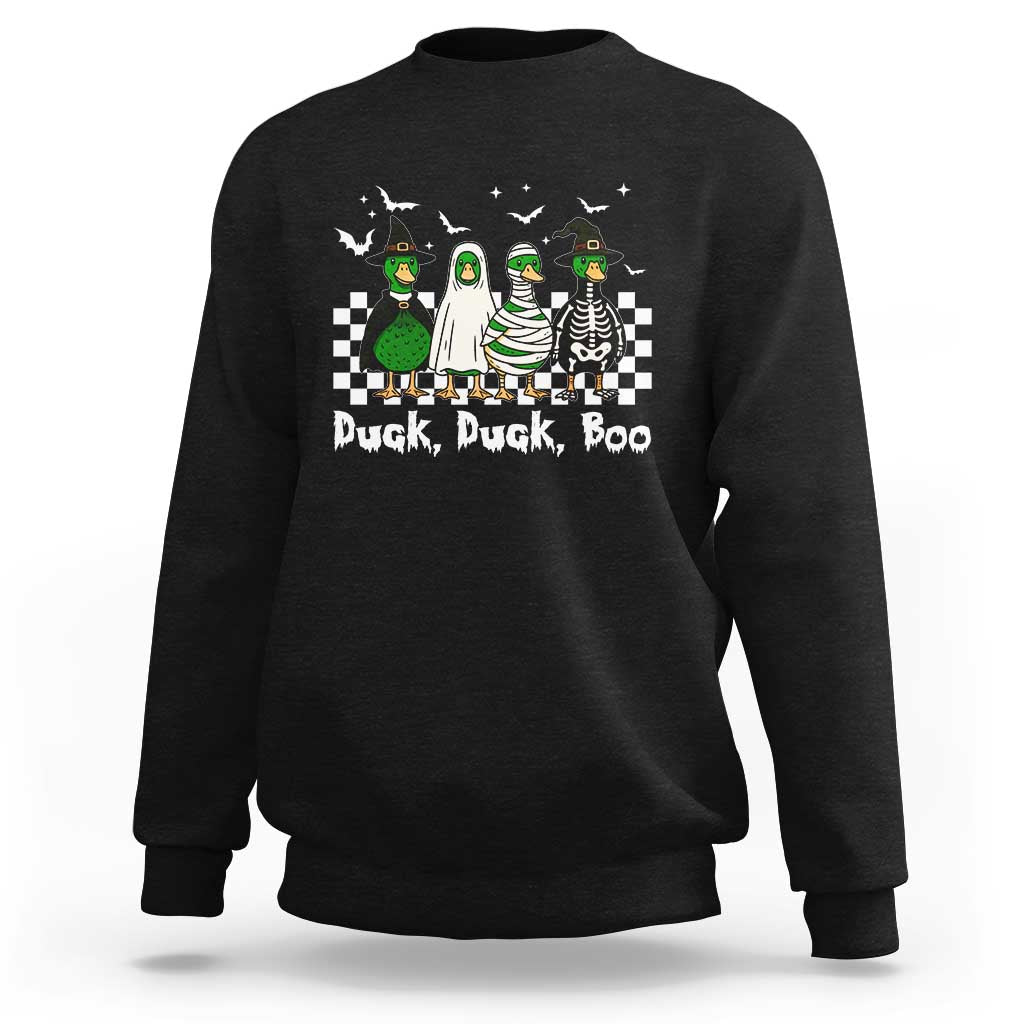 Halloween Duck Duck Boo Sweatshirt Funny Spooky Gift - Wonder Print Shop