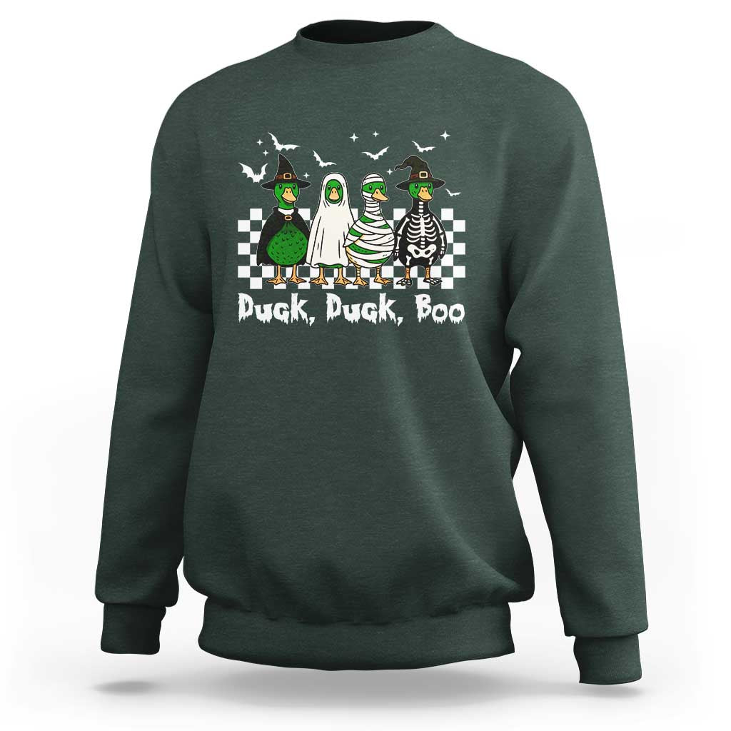 Halloween Duck Duck Boo Sweatshirt Funny Spooky Gift - Wonder Print Shop