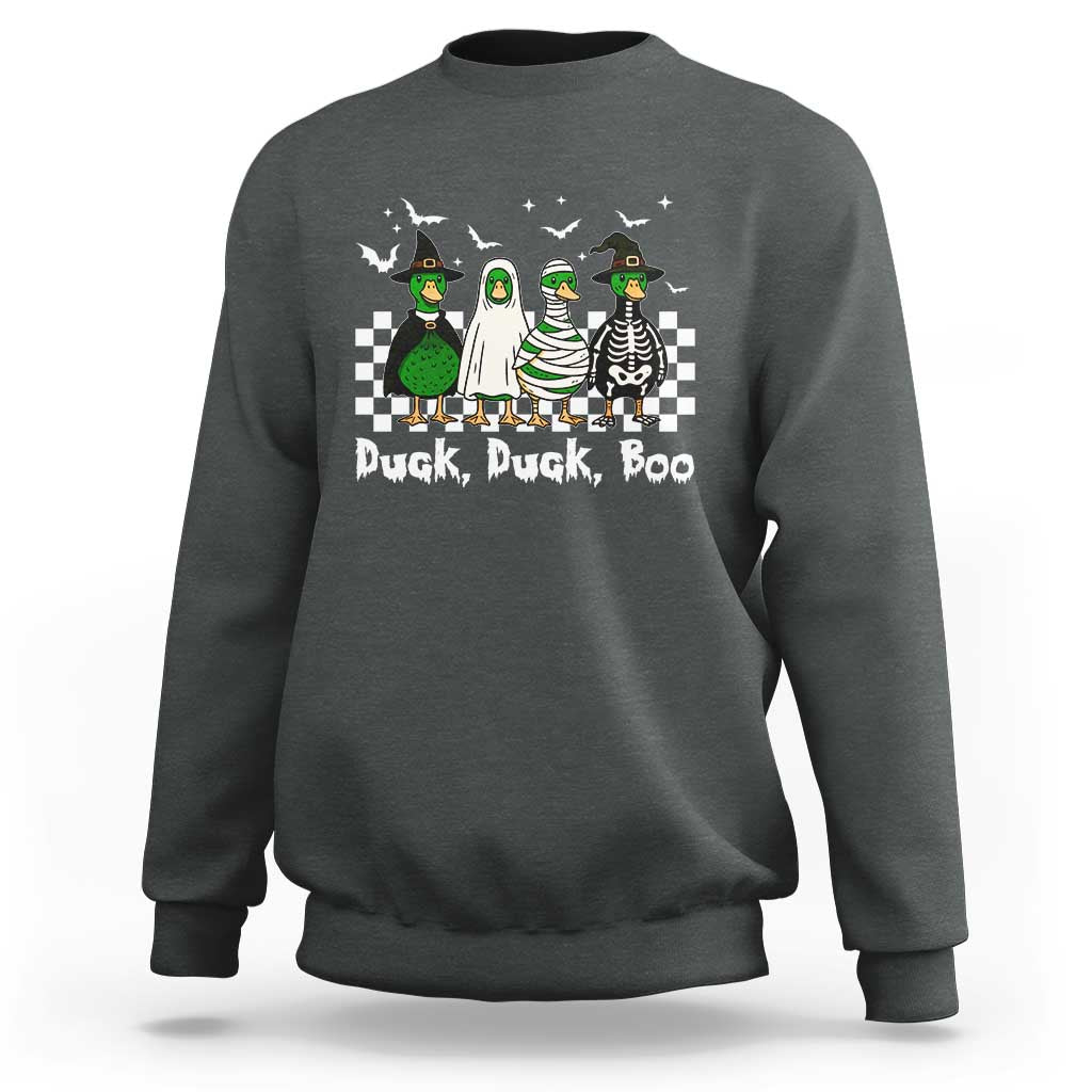Halloween Duck Duck Boo Sweatshirt Funny Spooky Gift - Wonder Print Shop