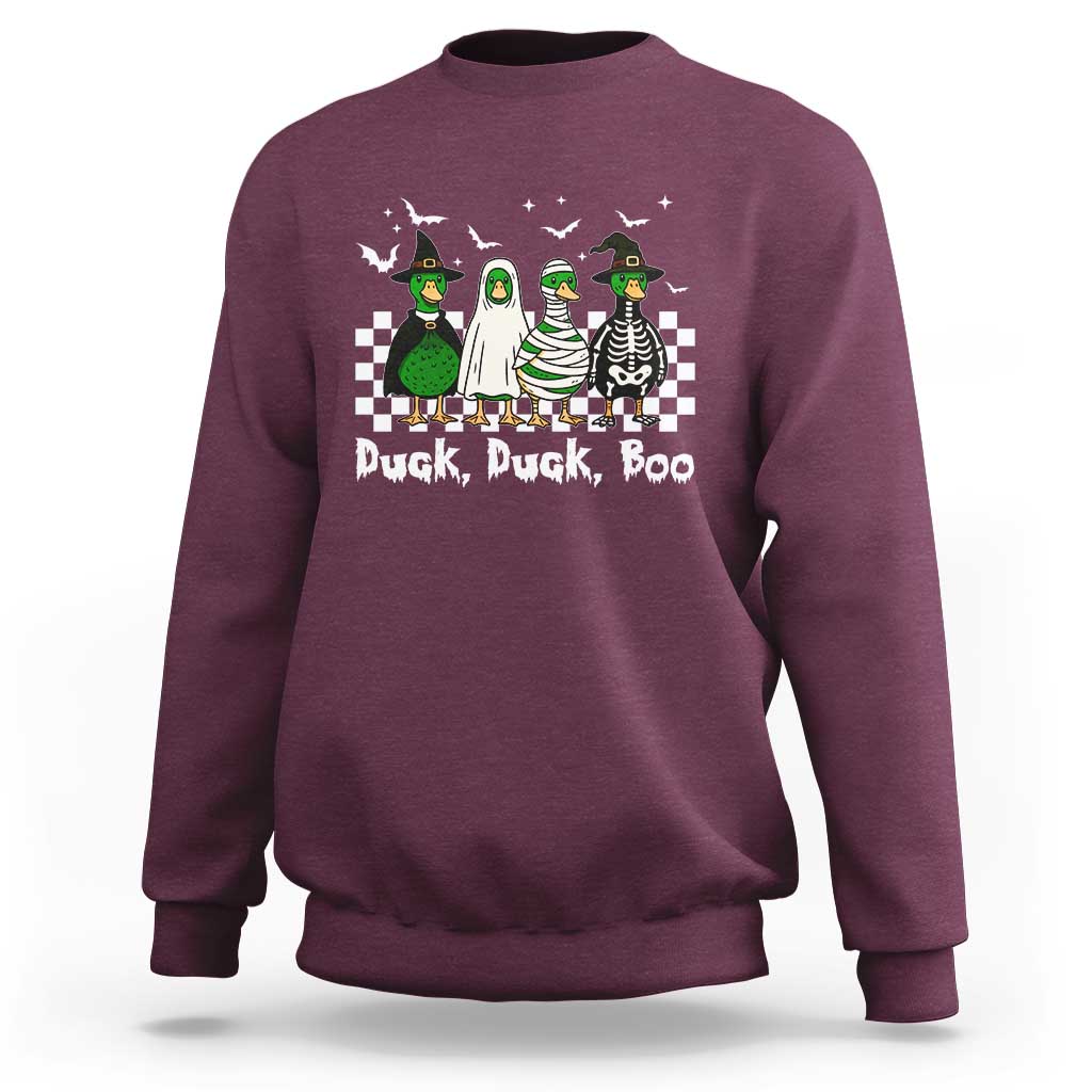 Halloween Duck Duck Boo Sweatshirt Funny Spooky Gift - Wonder Print Shop