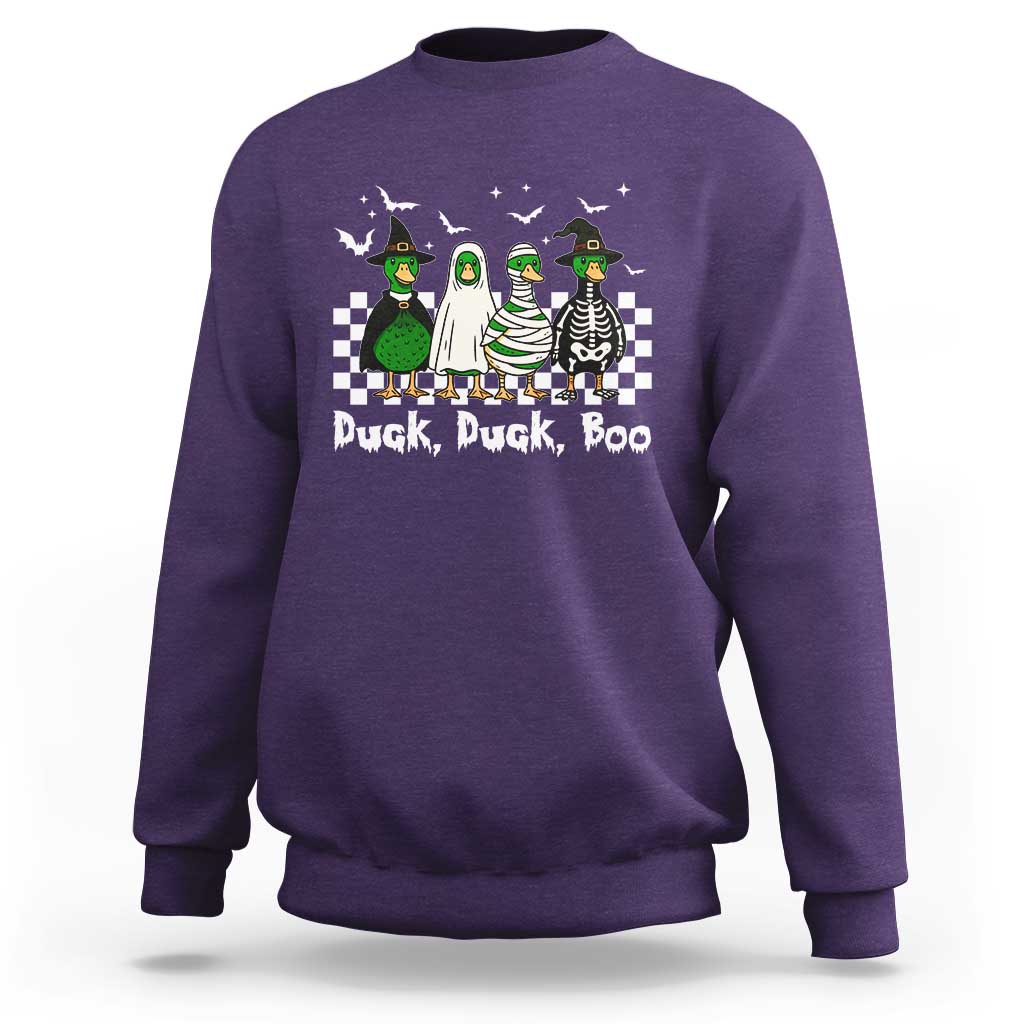 Halloween Duck Duck Boo Sweatshirt Funny Spooky Gift - Wonder Print Shop