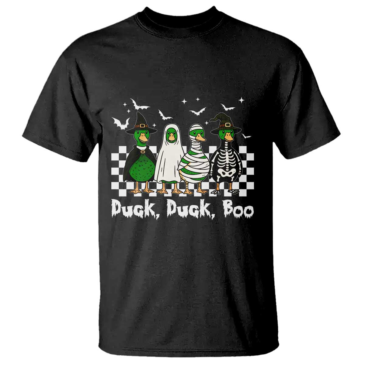 Halloween Duck Duck Boo T Shirt Funny Spooky Gift - Wonder Print Shop