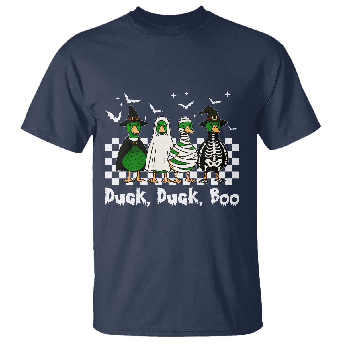 Halloween Duck Duck Boo T Shirt Funny Spooky Gift - Wonder Print Shop