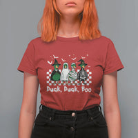 Halloween Duck Duck Boo T Shirt For Women Funny Spooky Gift - Wonder Print Shop