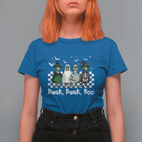 Halloween Duck Duck Boo T Shirt For Women Funny Spooky Gift - Wonder Print Shop