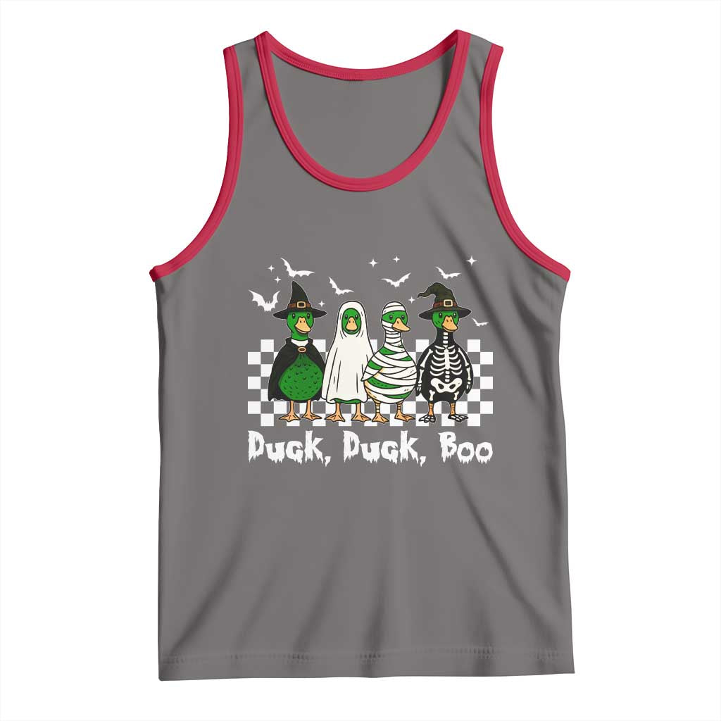 Halloween Duck Duck Boo Tank Top Funny Spooky Gift - Wonder Print Shop