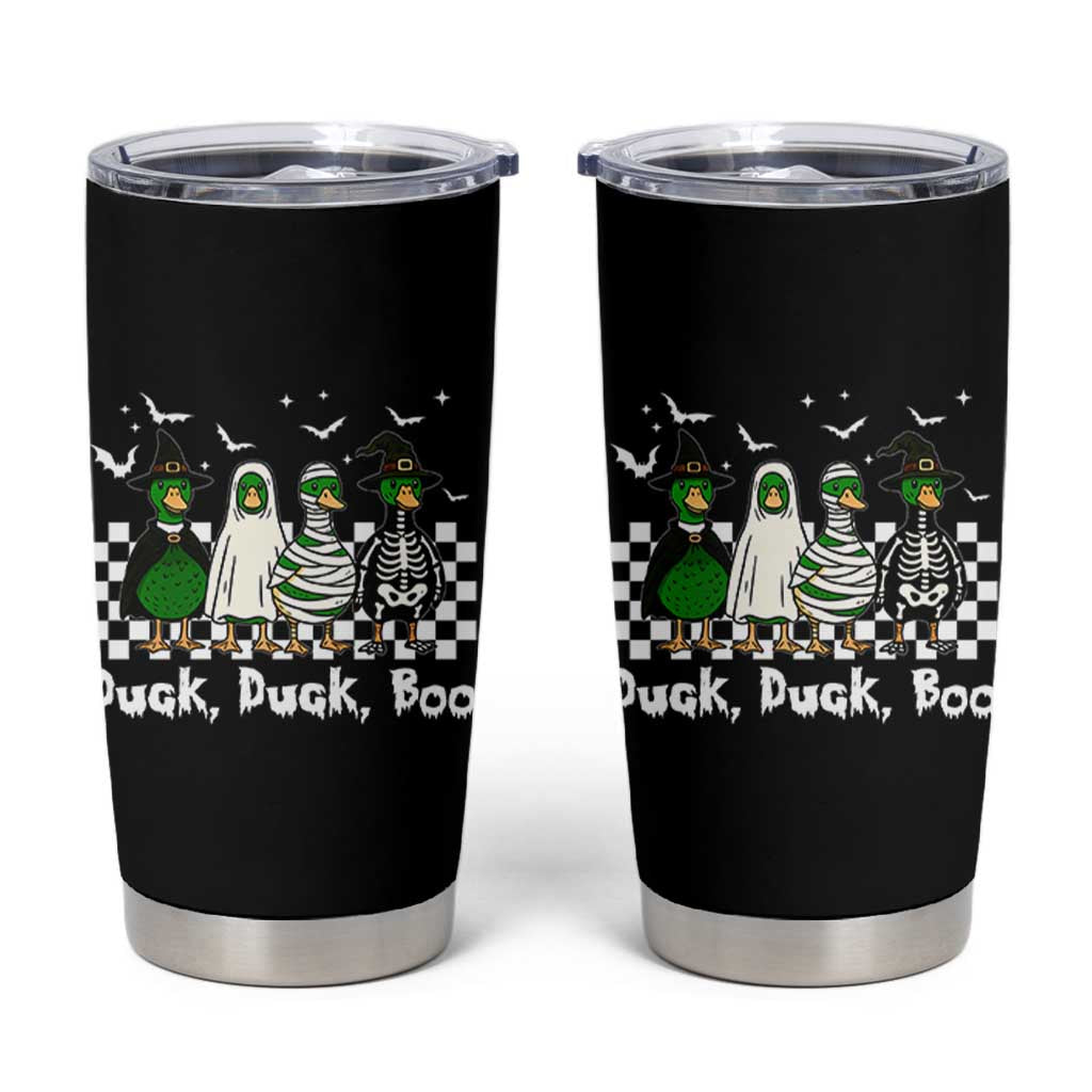 Halloween Duck Duck Boo Tumbler Cup Funny Spooky Gift