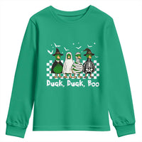 Halloween Duck Duck Boo Youth Sweatshirt Funny Spooky Gift - Wonder Print Shop