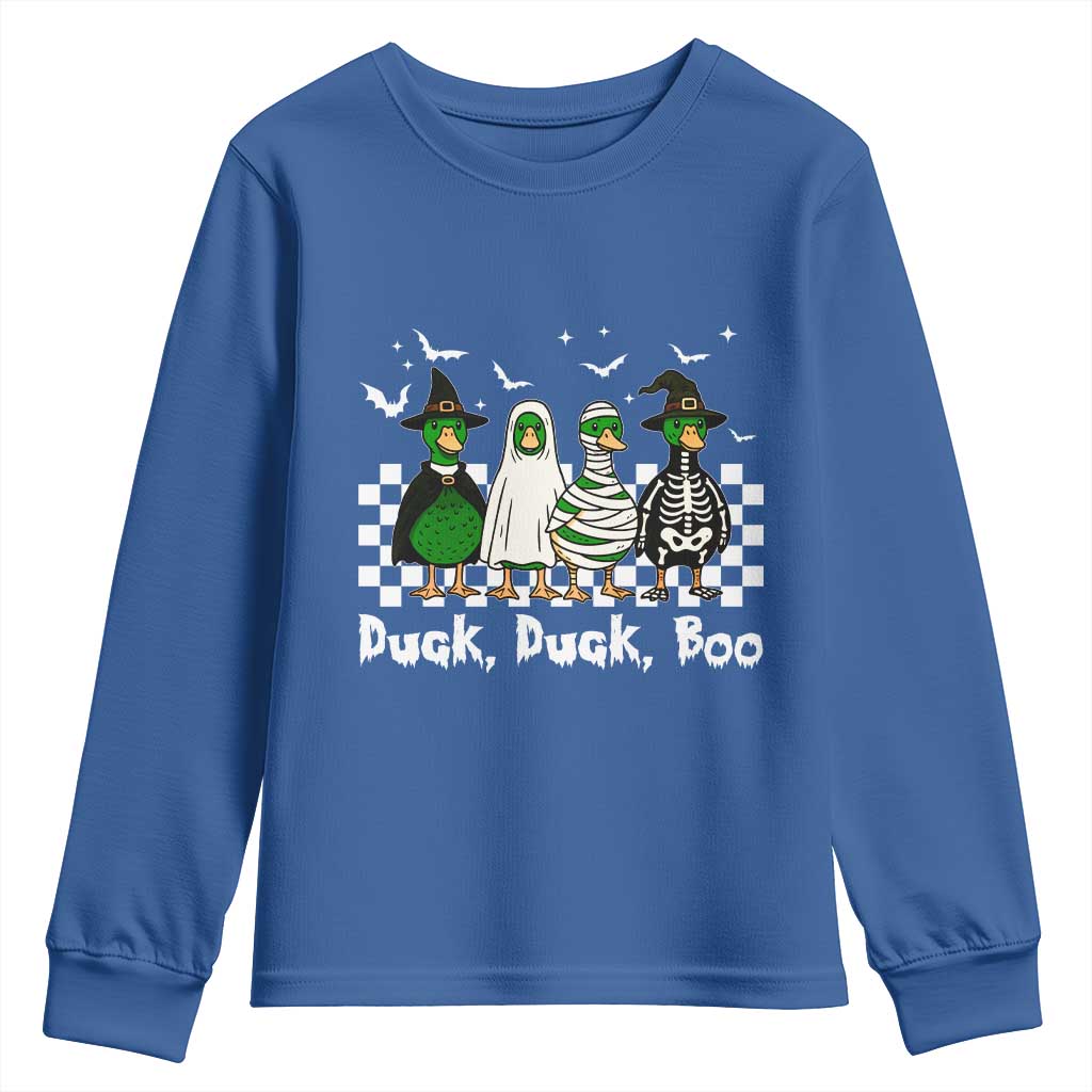 Halloween Duck Duck Boo Youth Sweatshirt Funny Spooky Gift - Wonder Print Shop