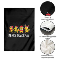 Funny Christmas Duck Garden Flag Merry Quackmas Gift - Wonder Print Shop