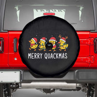 Funny Christmas Duck Spare Tire Cover Merry Quackmas Gift - Wonder Print Shop