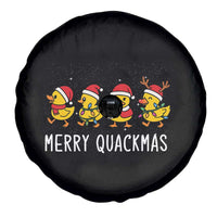 Funny Christmas Duck Spare Tire Cover Merry Quackmas Gift - Wonder Print Shop
