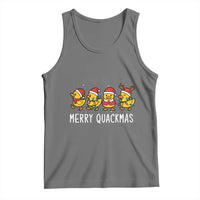 Funny Christmas Duck Tank Top Merry Quackmas Gift - Wonder Print Shop