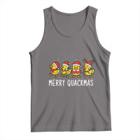 Funny Christmas Duck Tank Top Merry Quackmas Gift - Wonder Print Shop