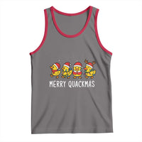 Funny Christmas Duck Tank Top Merry Quackmas Gift - Wonder Print Shop