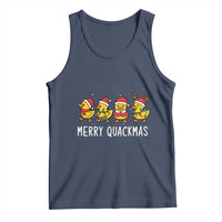Funny Christmas Duck Tank Top Merry Quackmas Gift - Wonder Print Shop